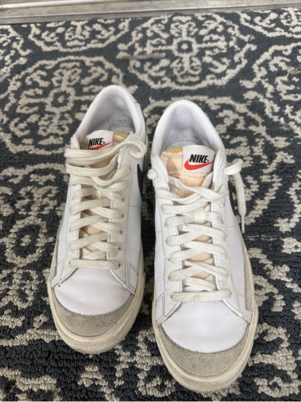 Nike White and Blue Low-Top Sneakers 3 for 50$
